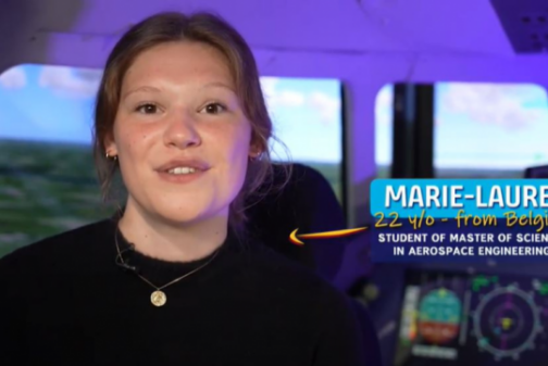 Marie-Laure, 22yo, student of the Master of Science in Aerospace Engineering