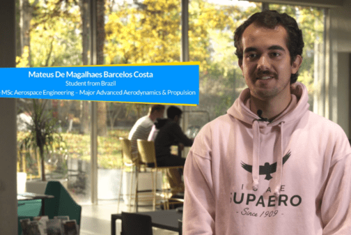 Master’s degree in Aerospace Engineering: meet Mateus de Magalhães Barcelos Costa from Brazil